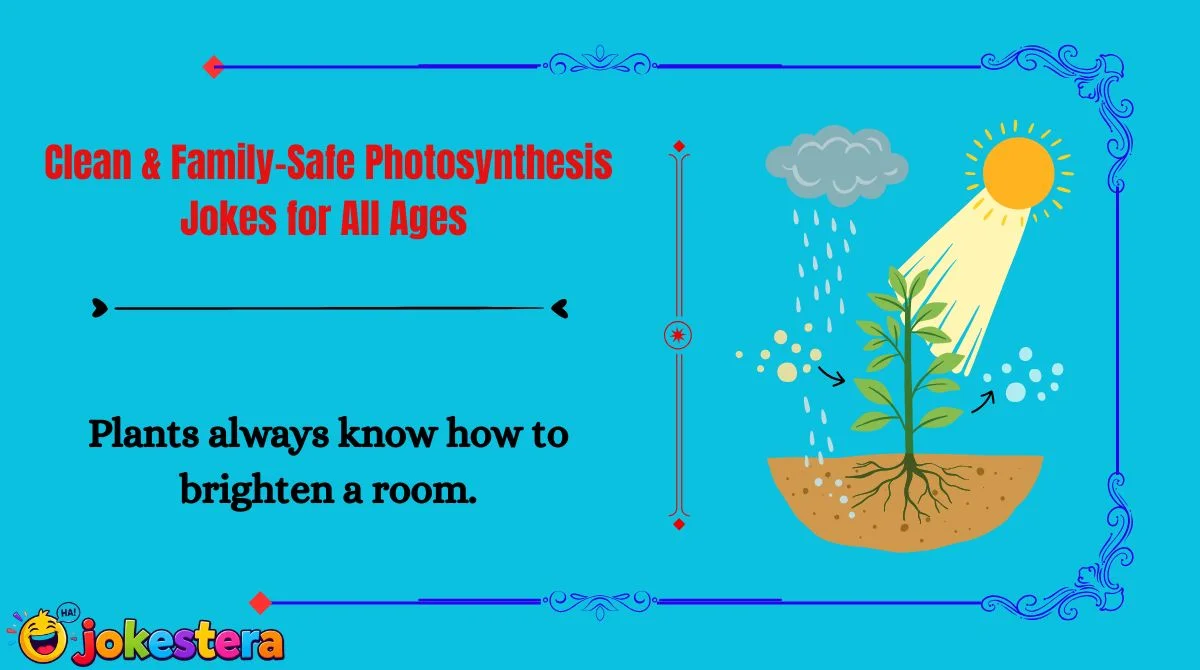 Clean & Family-Safe Photosynthesis Jokes for All Ages 