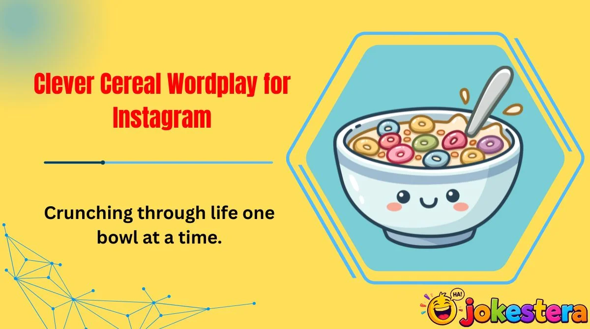 Clever Cereal Wordplay for Instagram