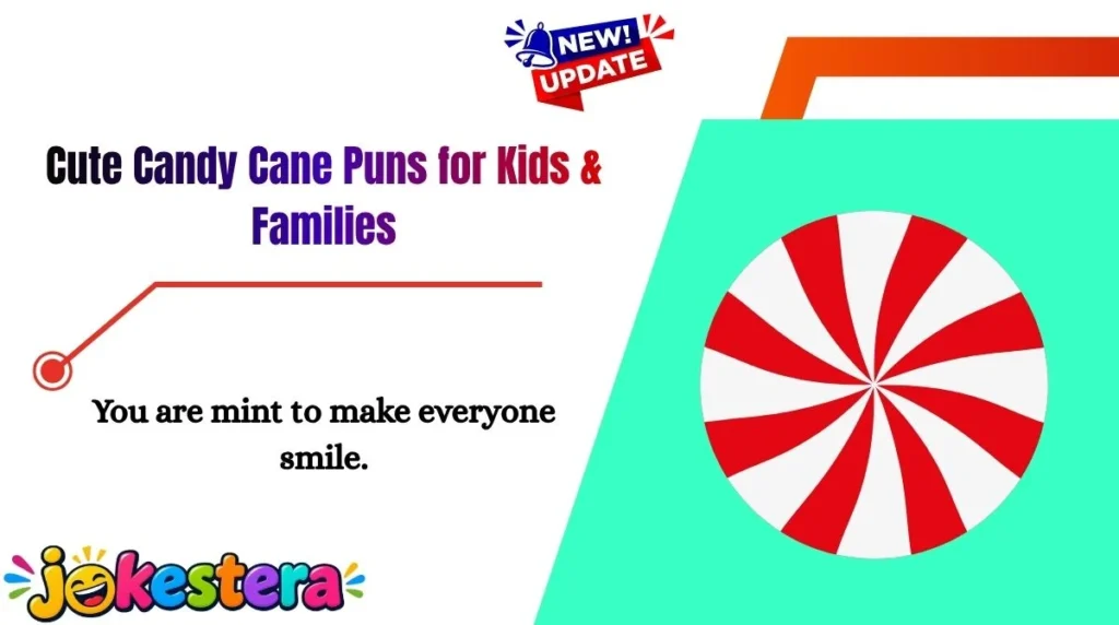 Cute Candy Cane Puns for Kids & Families