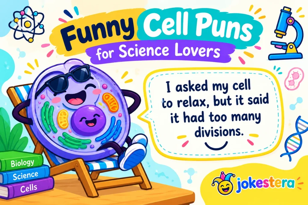 Funny Cell Puns for Science Lovers