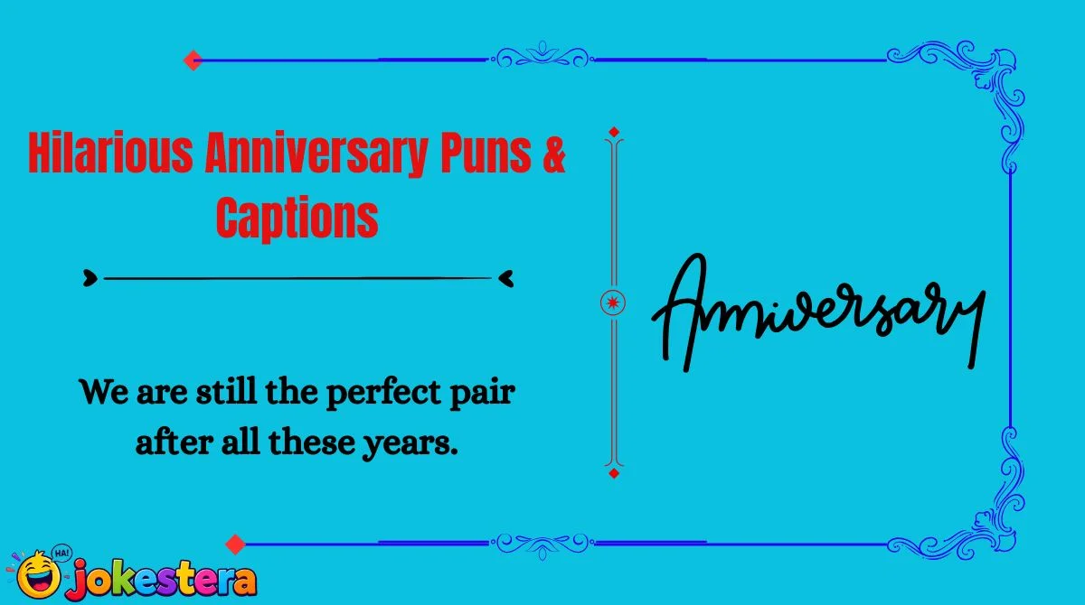 Hilarious Anniversary Puns & Captions