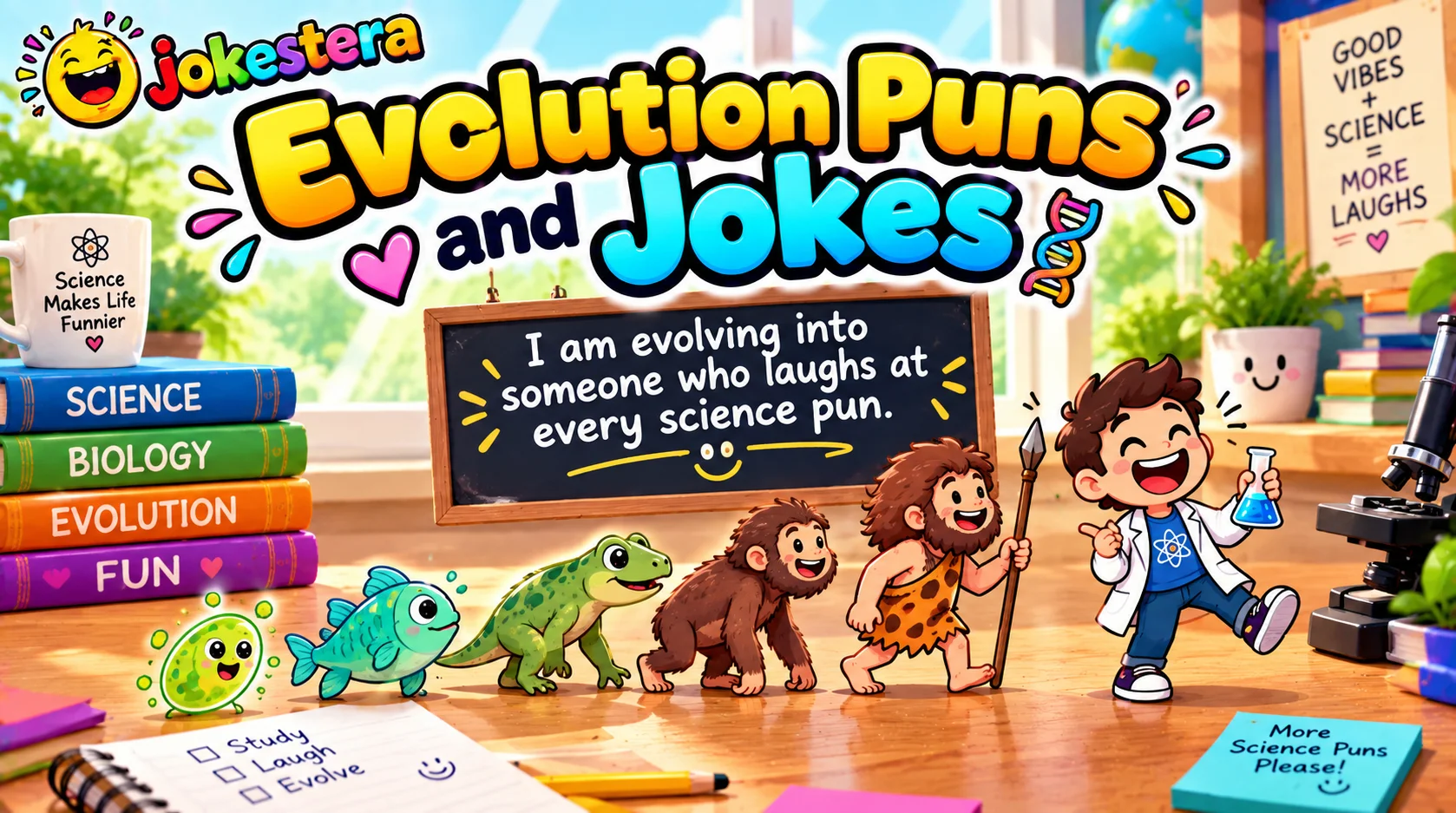 Evolution Puns and Jokes