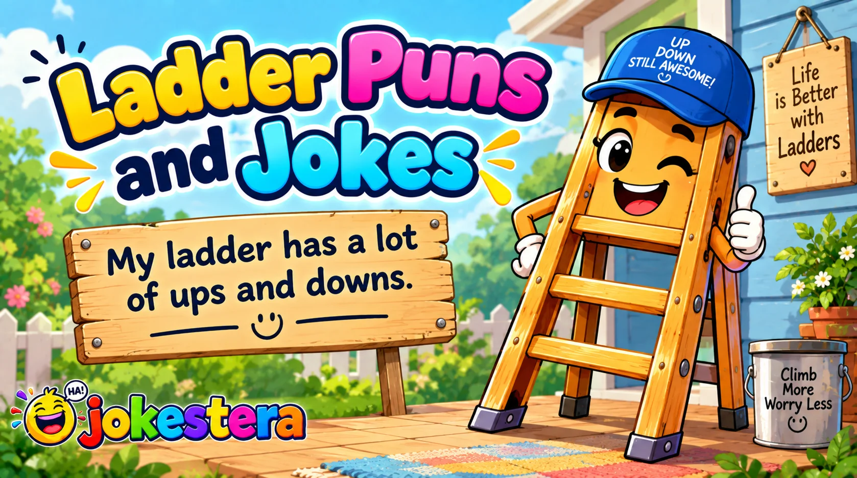 Ladder Puns and Jokes