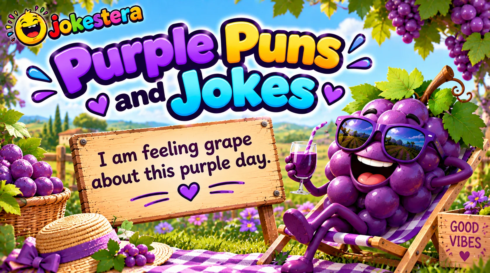 Purple Puns and Jokes