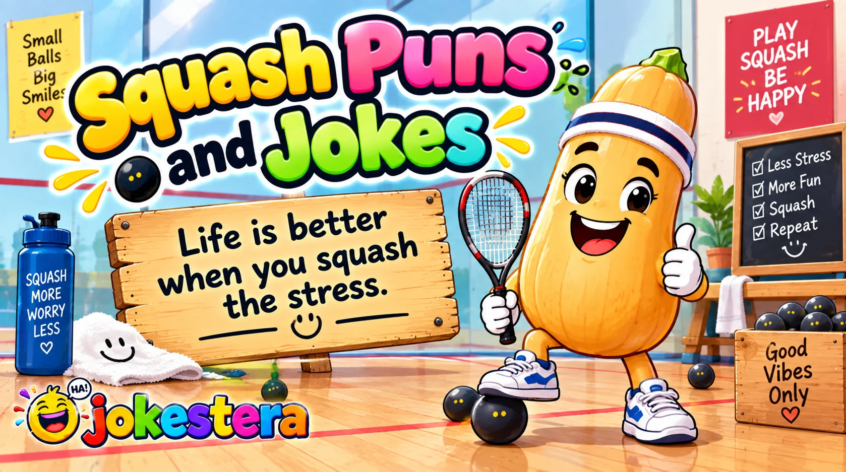 Squash Puns and Jokes