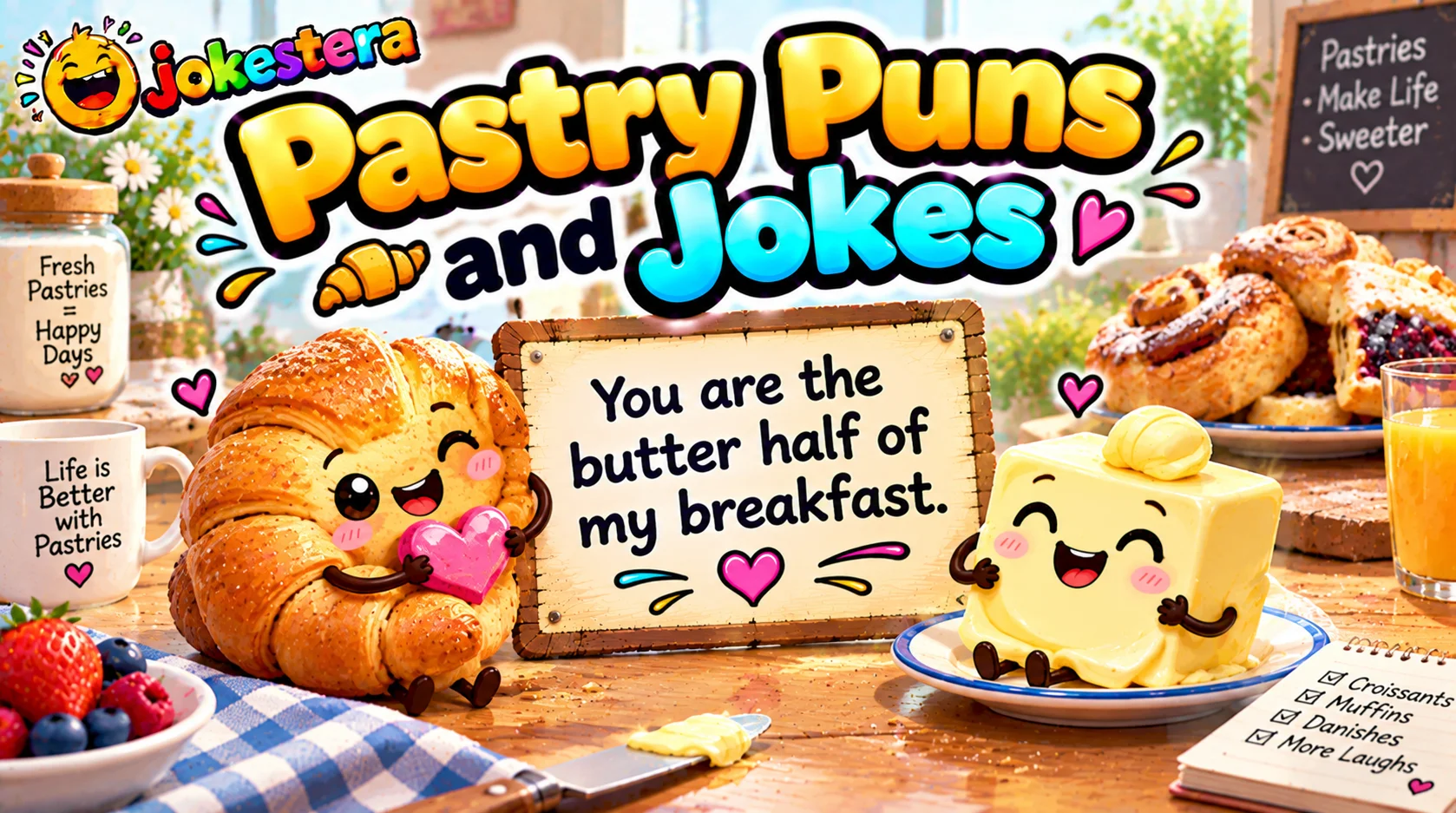 Pastry Puns and Jokes