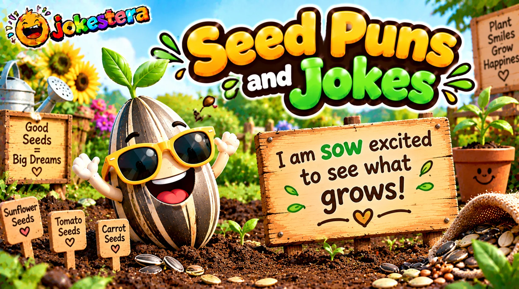 Seed Puns and Jokes